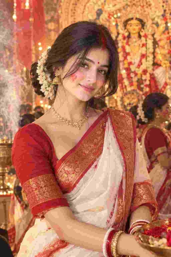 durga puja ai photo editing prompt