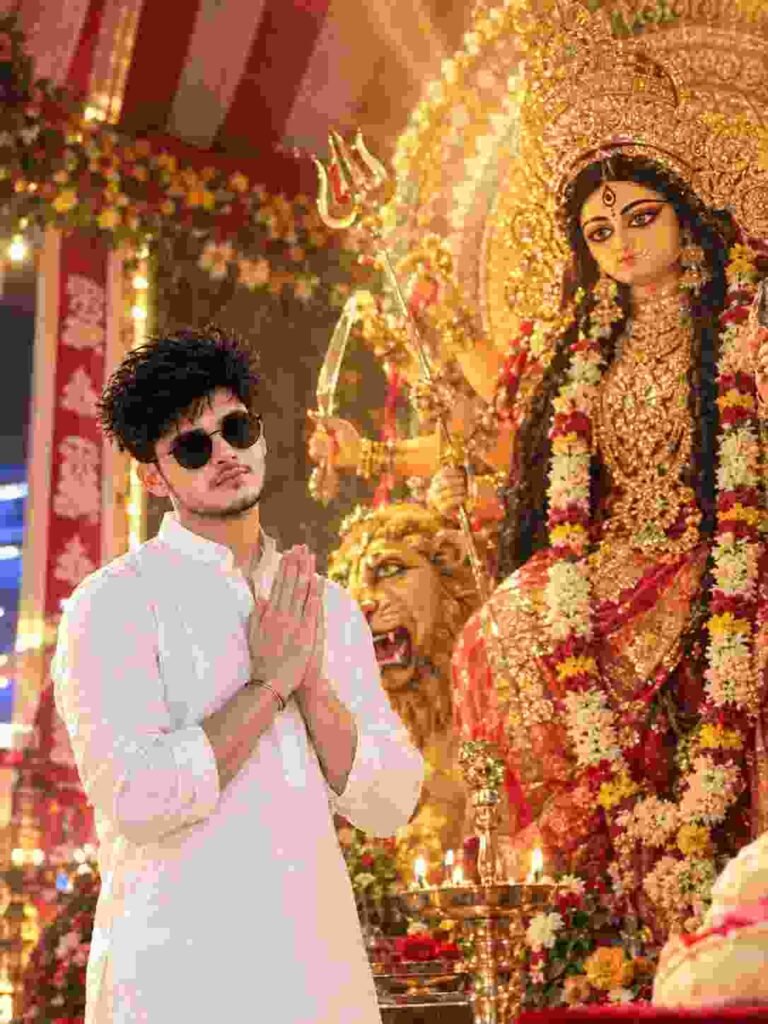 durga puja photo editing prompts